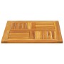 Tablero de mesa cuadrado madera maciza de acacia 60x60x2 cm en Tableros para mesas | Comprar online en Foro24