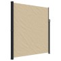 Toldo lateral retráctil beige 220x300 cm