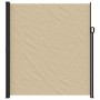 Toldo lateral retráctil beige 220x300 cm