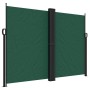Toldo lateral retráctil verde oscuro 180x600 cm