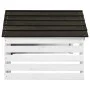 Black and white robotic lawnmower shed 78x74x54 cm fir by vidaXL, Lawn Mower Covers - Ref: Foro24-315300, Price: 90,53 €, Dis...