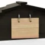 Black and white robotic lawnmower shed 78x74x54 cm fir by vidaXL, Lawn Mower Covers - Ref: Foro24-315300, Price: 90,53 €, Dis...