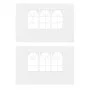 Party tent side walls with window 2pcs PE white by vidaXL, Tents and gazebos - Ref: Foro24-45113, Price: 22,20 €, Discount: %