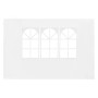 Partyzelt-Seitenwände mit Fenster 2 Stück PE weiß von vidaXL, Zelte und Pavillons - Ref: Foro24-45113, Preis: 23,79 €, Rabatt: %