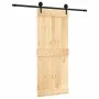 Sliding door with solid pine wood fittings 85x210 cm by vidaXL, Doors - Ref: Foro24-3203232, Price: 153,84 €, Discount: %