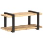 Massiver TV-Schrank aus rauem Mangoholz, 90 x 40 x 40 cm von vidaXL, TV-Möbel - Ref: Foro24-320493, Preis: 128,85 €, Rabatt: %