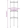 Tutor para tomates 2 unidades acero y PP 116 cm