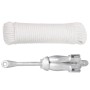 Ancla plegable con cuerda hierro maleable plateado 8 kg de vidaXL, Anclas - Ref: Foro24-94278, Precio: 73,10 €, Descuento: %