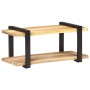 Massiver TV-Schrank aus rauem Mangoholz, 90 x 40 x 40 cm von vidaXL, TV-Möbel - Ref: Foro24-320493, Preis: 128,85 €, Rabatt: %