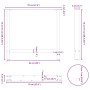 Patas para mesa de comedor blancas (2 unidades, 70 x 72-73 cm
