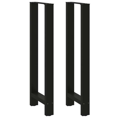 Patas para mesa de bar negras (2 unidades, 50 x 110-111 cm