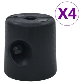 Weights for gazebo/tent 4 units PE black by vidaXL, Weights for gazebos - Ref: Foro24-47689, Price: 87,83 €, Discount: %