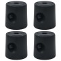 Pesos para cenador/carpa 4 unidades PE negro de vidaXL, Pesos para cenadores - Ref: Foro24-47689, Precio: 89,76 €, Descuento: %