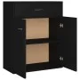 Schwarzes Sperrholz-Sideboard 60x30x75 cm von vidaXL, Sideboards - Ref: Foro24-800712, Preis: 63,34 €, Rabatt: %
