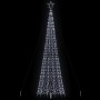 Árbol de Navidad LED con estacas 1534 LEDs blanco frío 500 cm