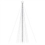 Árbol de Navidad LED con estacas 1534 LEDs blanco frío 500 cm