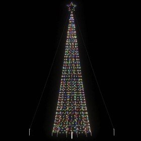 Árbol de Navidad LED con estacas 1534 LEDs colores 500 cm