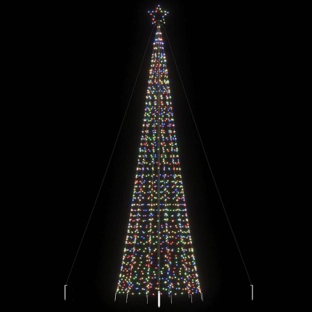 Árbol de Navidad LED con estacas 1534 LEDs colores 500 cm en Arboles de navidad | Comprar online en Foro24
