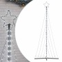 Árbol de Navidad LED 447 LEDs blanco frío 249 cm