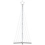 Árbol de Navidad LED 447 LEDs blanco frío 249 cm