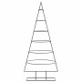 Árbol de Navidad para decoración metal negro 150 cm
