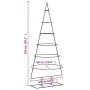 Árbol de Navidad para decoración metal negro 150 cm