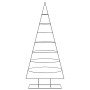 Árbol de Navidad para decoración metal negro 210 cm
