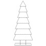 Árbol de Navidad para decoración metal negro 210 cm