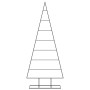 Árbol de Navidad para decoración metal negro 150 cm