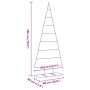Árbol de Navidad para decoración metal negro 180 cm