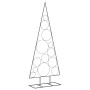 Árbol de Navidad para decoración metal negro 150 cm