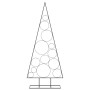 Árbol de Navidad para decoración metal negro 150 cm