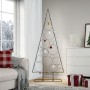 Árbol de Navidad para decoración metal negro 180 cm