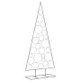 Árbol de Navidad para decoración metal negro 210 cm