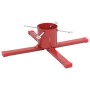 Soporte para árbol de Navidad rojo 61x61x15,5 cm