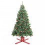 Soporte para árbol de Navidad rojo 61x61x15,5 cm