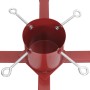 Soporte para árbol de Navidad rojo 61x61x15,5 cm