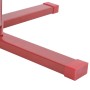 Soporte para árbol de Navidad rojo 61x61x15,5 cm