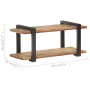 Mueble para TV de madera maciza reciclada 90x40x40 cm de vidaXL, Muebles TV - Ref: Foro24-320494, Precio: 112,46 €, Descuento: %