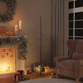 VidaXL LED para árbol de Navidad 120 LED blanco cálido 180 cm
