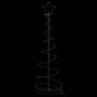 VidaXL LED para árbol de Navidad 120 LED blanco cálido 180 cm