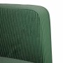 Sillón con reposabrazos verde oscuro 54 cm tejido de pana