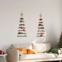 Árbol de Navidad colgante con estrellas en la parte superior, 2