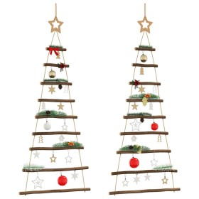 Árbol de Navidad colgante con estrellas en la parte superior, 2
