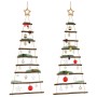 Árbol de Navidad colgante con estrellas en la parte superior, 2