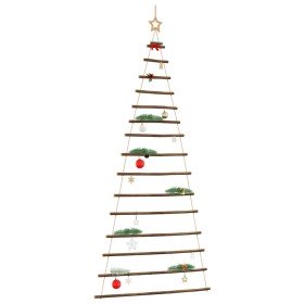 Árbol de Navidad colgante con estrella en la punta, 100 x 210 cm, rama natural en Arboles de navidad | Comprar online en Foro24