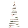Árbol de Navidad colgante con estrella en la punta, 100 x 210