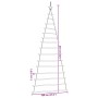 Árbol de Navidad colgante con estrella en la punta, 100 x 210