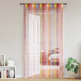 Cortinas de tiras 2 uds multicolor 100x250 cm Cortinas de tiras 2 uds multicolor 100x250 cm