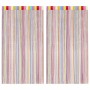 Cortinas de tiras 2 uds multicolor 100x250 cm